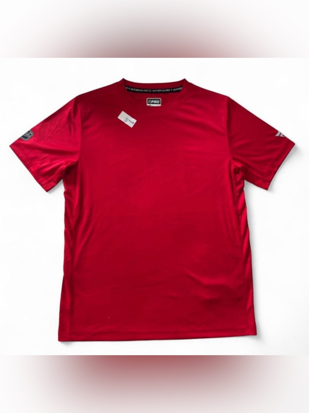 NHL Men's Red Short-Sleeve Crew Shirt